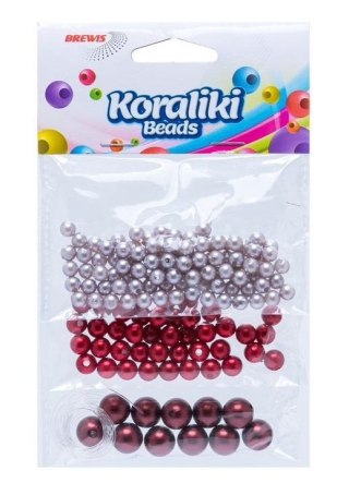 Koraliki do nawlekania 3 kolory 36g