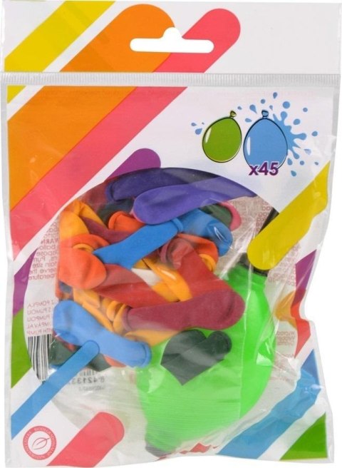 Balony wodne z pompką 45szt Balony wodne z pompką 45szt