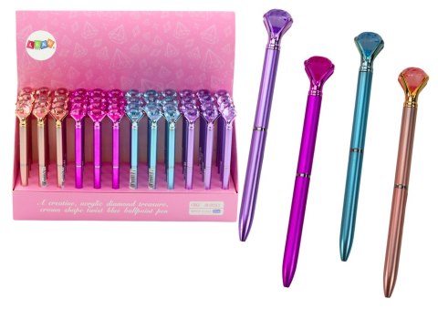 Długopis Z Diamentem W Macie Niebieski Wkład 0.7mm Mix Długopis Z Diamentem W Macie Niebieski Wkład 0.7mm Mix