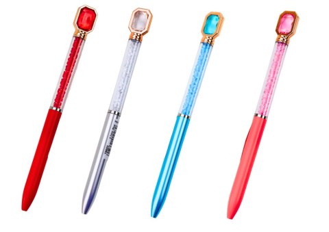 Długopis Z Kryształem Diamenciki Niebieski Wkład 0.7mm Mix Długopis Z Kryształem Diamenciki Niebieski Wkład 0.7mm Mix