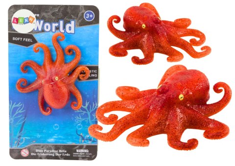 Figurka Gumowa Ośmiornica Pomarańczowa Sea World Figurka Gumowa Ośmiornica Pomarańczowa Sea World