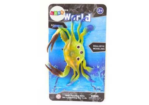 Figurka Gumowy Krab Zielony Sea World Figurka Gumowy Krab Zielony Sea World