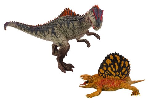 Figurki Dinozaurów Dimetrodon Allozaur Zestaw 2El Figurki Dinozaurów Dimetrodon Allozaur Zestaw 2El