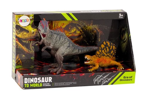 Figurki Dinozaurów Dimetrodon Allozaur Zestaw 2El Figurki Dinozaurów Dimetrodon Allozaur Zestaw 2El