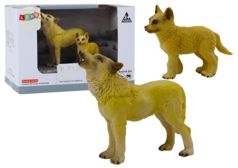 Figurki Dorosły Wilk 9 cm oraz Młody Wilk 6,5 cm Figurki Dorosły Wilk 9 cm oraz Młody Wilk 6,5 cm