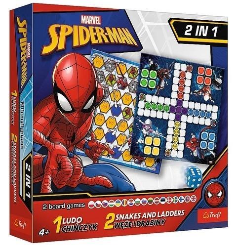 Spider-Man 2w1 Chińczyk - Węże i drabiny TREFL