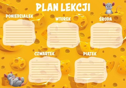 Plan lekcji - Ser (5szt) Plan lekcji - Ser (5szt)