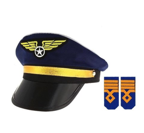 Czapka pilota z pagonami Czapka pilota z pagonami