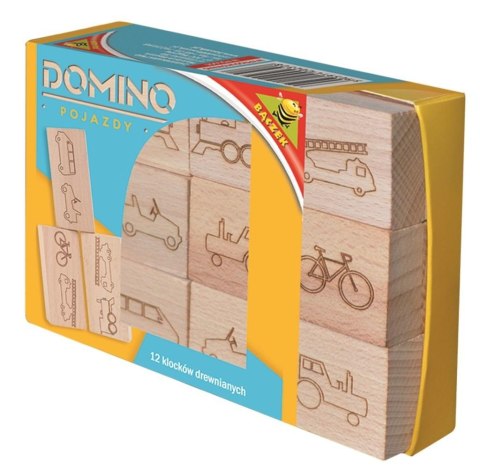 Domino drewniane - pojazdy Domino drewniane - pojazdy