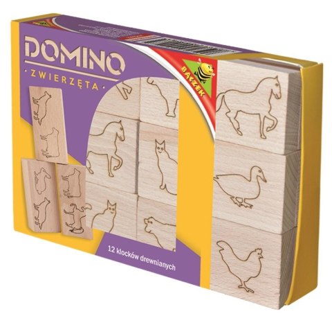 Domino drewniane - zwierzęta Domino drewniane - zwierzęta