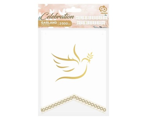 Girlanda Chrzest Święty flagi 13.5x17.5