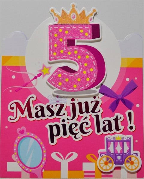 Karnet Urodziny 5 Karnet Urodziny 5