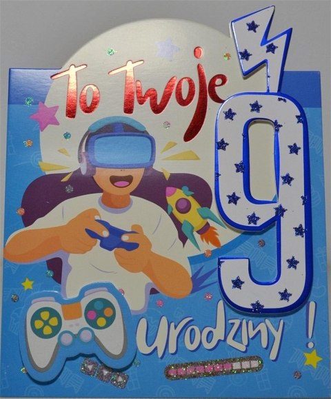 Karnet Urodziny 9 Karnet Urodziny 9