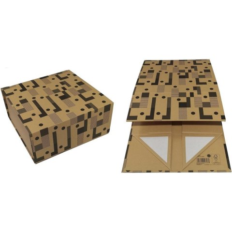 Pudełko tekturowe Geometric na magnes Pudełko tekturowe Geometric na magnes