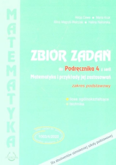 Matematyka i przykłady zast. 4 LO zbiór zadań ZP Matematyka i przykłady zast. 4 LO zbiór zadań ZP