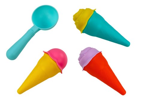 Zestaw Do Piasku Lody Wiaderko Łopatka Niebieskie 6 ele. Zestaw Do Piasku Lody Wiaderko Łopatka Niebieskie 6 ele.