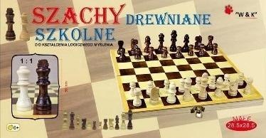 Małe szachy szkolne drewniane Małe szachy szkolne drewniane
