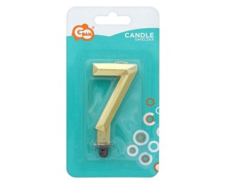 Świeczka Cyfra 7 Diament 7.6cm