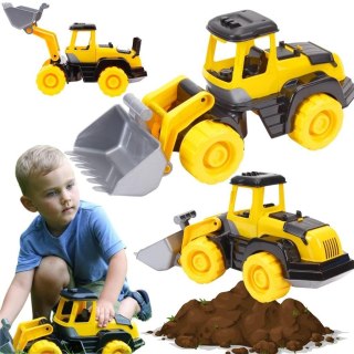 Traktor czarno-żółty