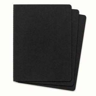 Zeszyt 19x25 linia 60K czarny (3szt) MOLESKINE Zeszyt 19x25 linia 60K czarny (3szt) MOLESKINE