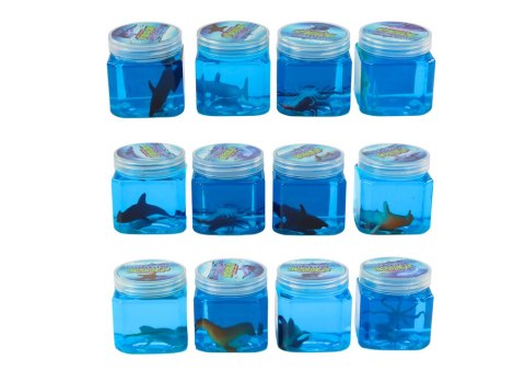 Glutek Slime w Pudełeczku Figurki Zwierząt 150 g 12 Wzorów Niebieski Glutek Slime w Pudełeczku Figurki Zwierząt 150 g 12 Wzorów Niebieski