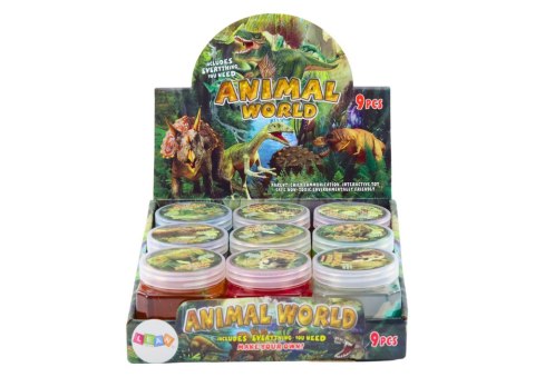 Glutek Slime w Pudełeczku Figurki Zwierząt 150 g 9 Kolorów Glutek Slime w Pudełeczku Figurki Zwierząt 150 g 9 Kolorów