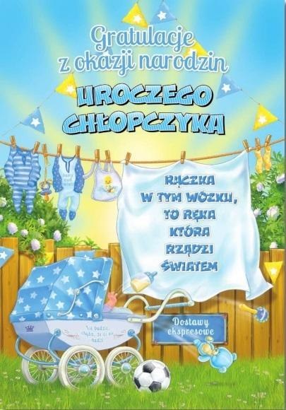 Kartka okolicznościowa Narodziny MF42 Kartka okolicznościowa Narodziny MF42