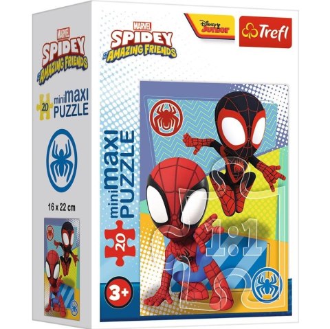 Puzzle 20 miniMaxi-Niesamowity Spidey 1 TREFL Puzzle 20 miniMaxi-Niesamowity Spidey 1 TREFL