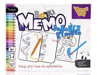Maluj Graj Memo Dokończ rysunek FAN Maluj Graj Memo Dokończ rysunek FAN