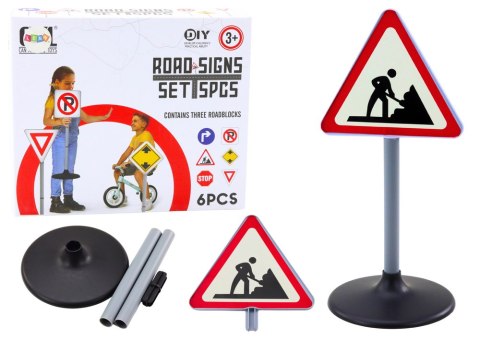 Duży Znak Ostrzegawczy Prace Drogowe 70cm Duży Znak Ostrzegawczy Prace Drogowe 70cm