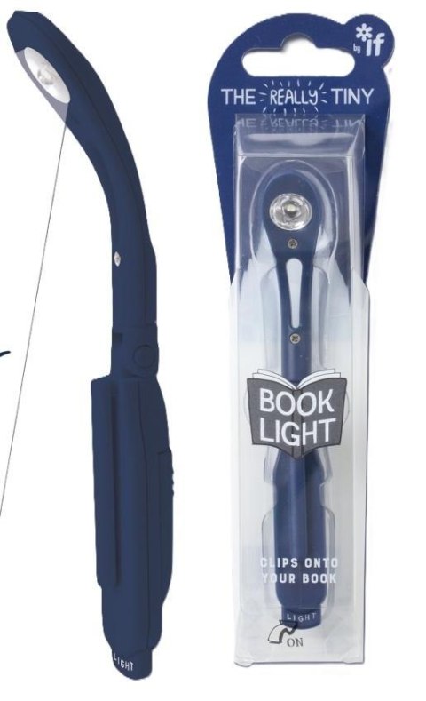 Lampka do książki granatowa