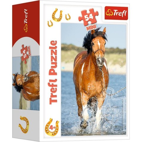 Puzzle 54 mini Świat koni 1 TREFL Puzzle 54 mini Świat koni 1 TREFL