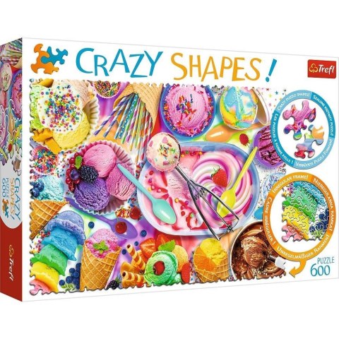 Puzzle 600 Crazy Shapes Słodkie marzenie TREFL Puzzle 600 Crazy Shapes Słodkie marzenie TREFL