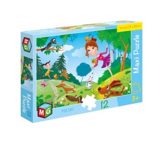 Maxi Puzzle 12 Pieski