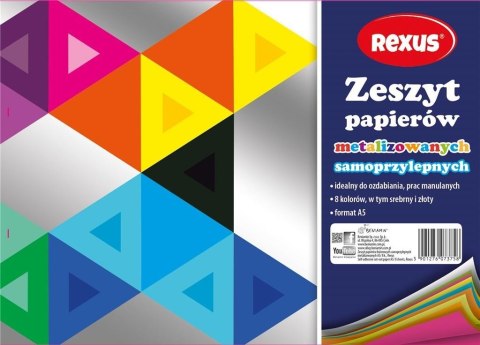 Wycinanka samoprzylepna metalizowana A5/8K (10szt) Wycinanka samoprzylepna metalizowana A5/8K (10szt)