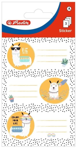 Naklejki A szkolne Lama