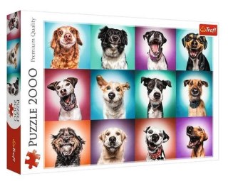 Puzzle 2000 Zabawne psie portrety II TREFL
