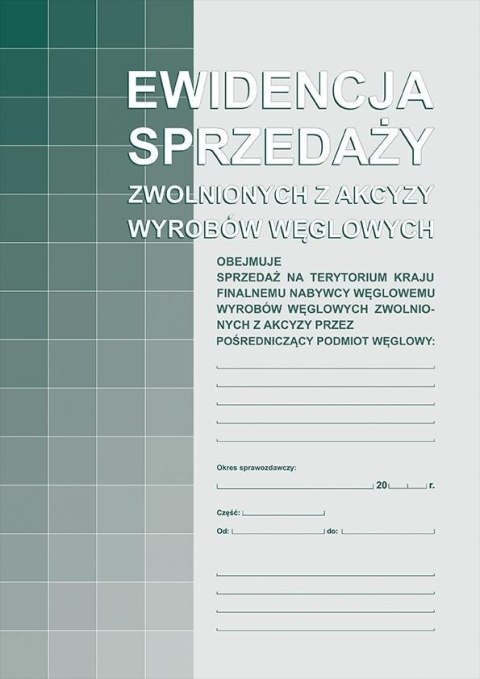 Ewidencja sprzedaży zawolnionych z akcyzy... 305-1 Ewidencja sprzedaży zawolnionych z akcyzy... 305-1