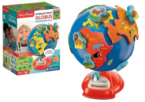 Interaktywny Globus Przedszkolaka Clementoni 50757 Interaktywny Globus Przedszkolaka Clementoni 50757