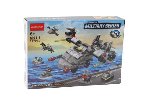 Klocki Konstrukcyjne Helikopter 6w1 Zestaw DIY Pojazdy 117 ele. Klocki Konstrukcyjne Helikopter 6w1 Zestaw DIY Pojazdy 117 ele.