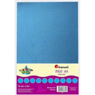 Filc A4 błękitny 10szt