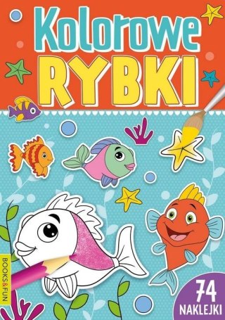 Kolorowe rybki z naklejkami