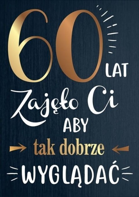 Karnet B6 PR-109 Urodziny 60 Karnet B6 PR-109 Urodziny 60
