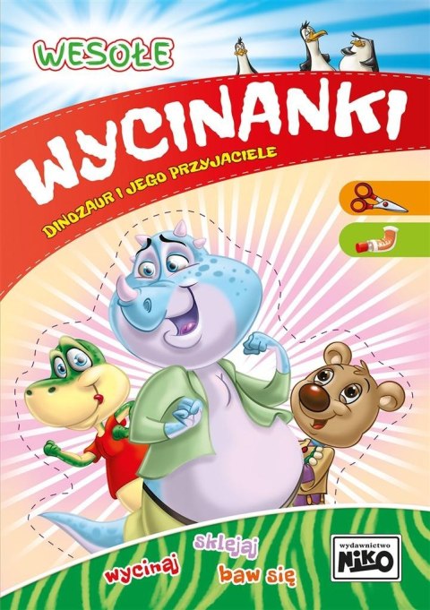 Wesołe wycinanki. Dinozaur i jego przyjaciele Wesołe wycinanki. Dinozaur i jego przyjaciele