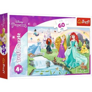 Puzzle 60 Poznaj Księżniczki TREFL