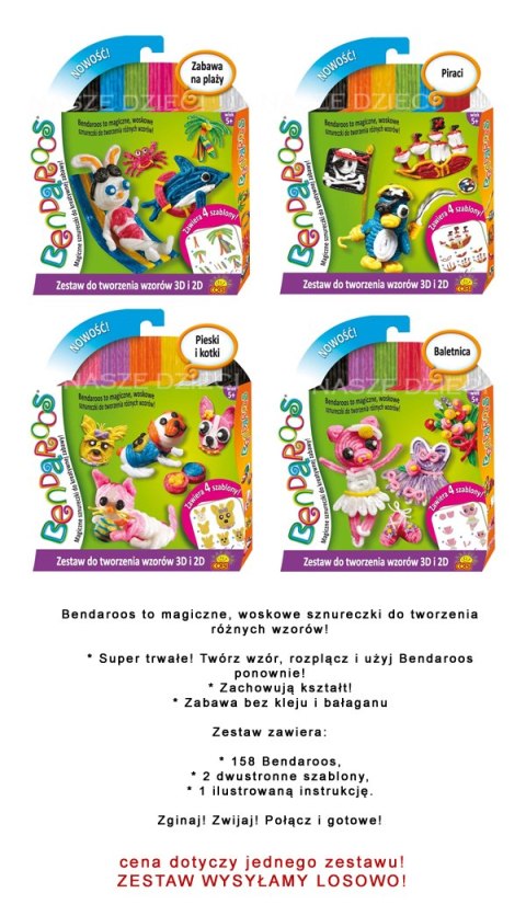 BENDAROOS 99101 PIANKOLINA WZORY 3D/2D BENDAROOS 99101 PIANKOLINA WZORY 3D/2D