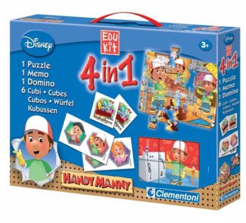 CLEMENTONI 12666 PUZZLE KLOCKI DOMINO HANDY CLEMENTONI 12666 PUZZLE KLOCKI DOMINO HANDY