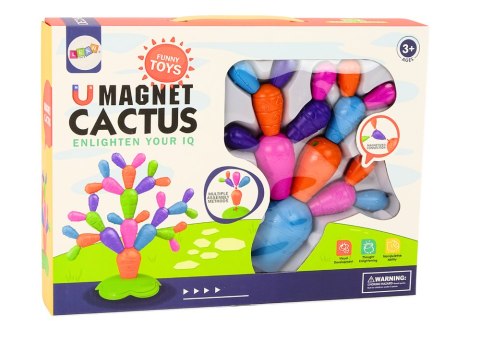 Magnetyczny Kaktus Klocki Konstrukcyjne 16 Elementów Magnetyczny Kaktus Klocki Konstrukcyjne 16 Elementów