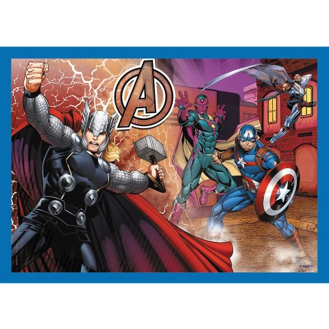 Puzzle - "4w1" - Odważni Avengersi Trefl 34386 Puzzle - "4w1" - Odważni Avengersi Trefl 34386