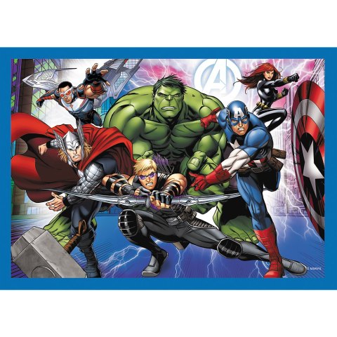 Puzzle - "4w1" - Odważni Avengersi Trefl 34386 Puzzle - "4w1" - Odważni Avengersi Trefl 34386